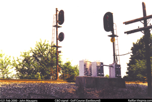 C&O Signal: Golf Course (Eastbound)